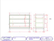 Picture of GERARD THREE DRAWER DRESSER