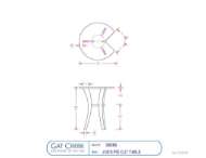 Picture of JOES PIE CUT TABLE