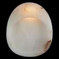 Picture of ESCULPA 14" ROUNDED ALABASTER WALL LIGHT