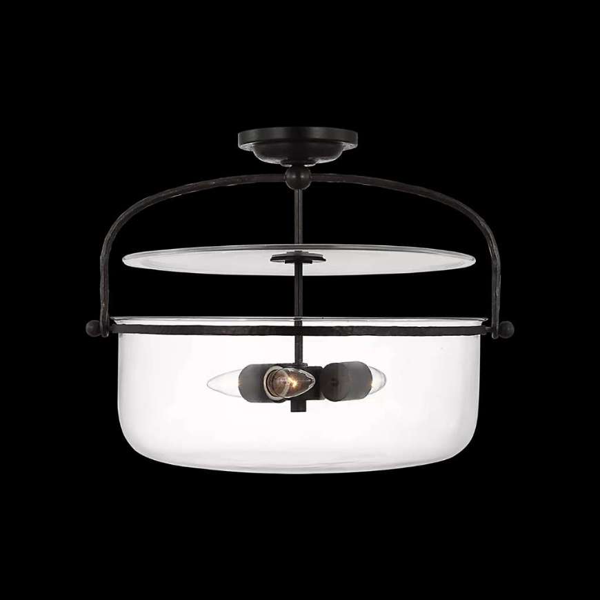 Picture of LORFORD MEDIUM SEMI-FLUSH LANTERN