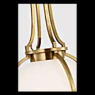 Picture of GRACIE MEDIUM CAPTURED GLOBE PENDANT WITH WHITE GLASS