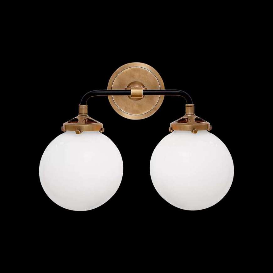 Picture of BISTRO DOUBLE LIGHT CURVED SCONCE