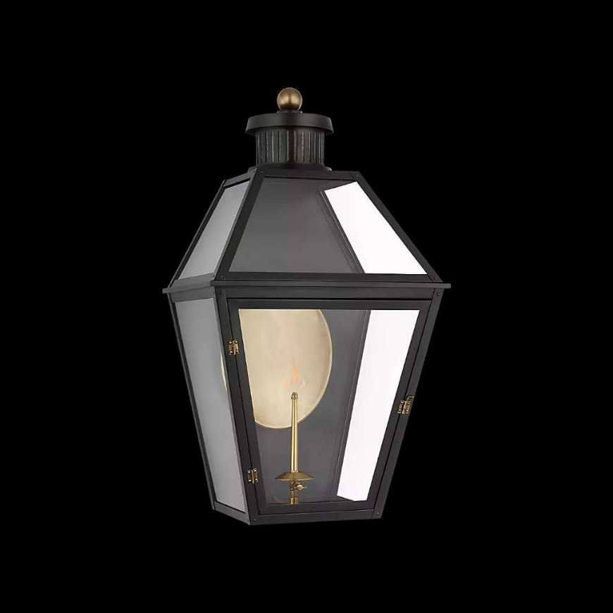 Picture of STRATFORD LARGE 3/4 GAS WALL LANTERN