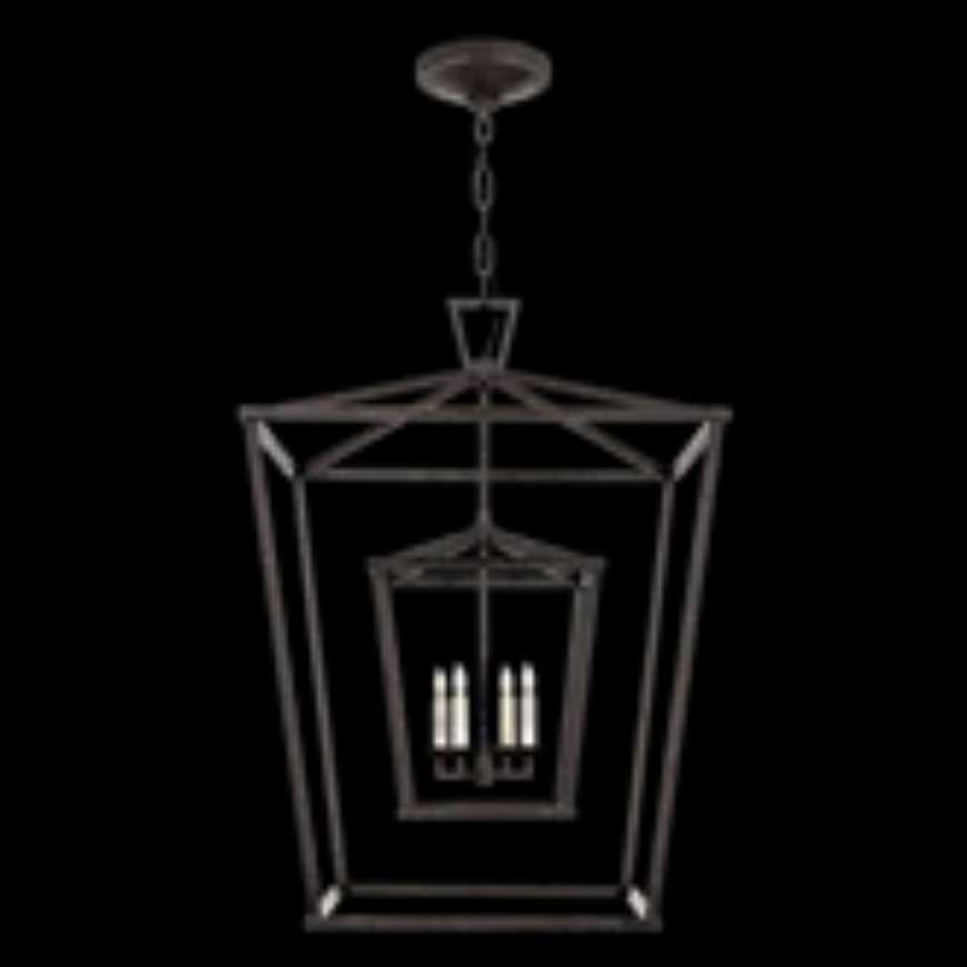 Picture of DARLANA LARGE DOUBLE CAGE LANTERN