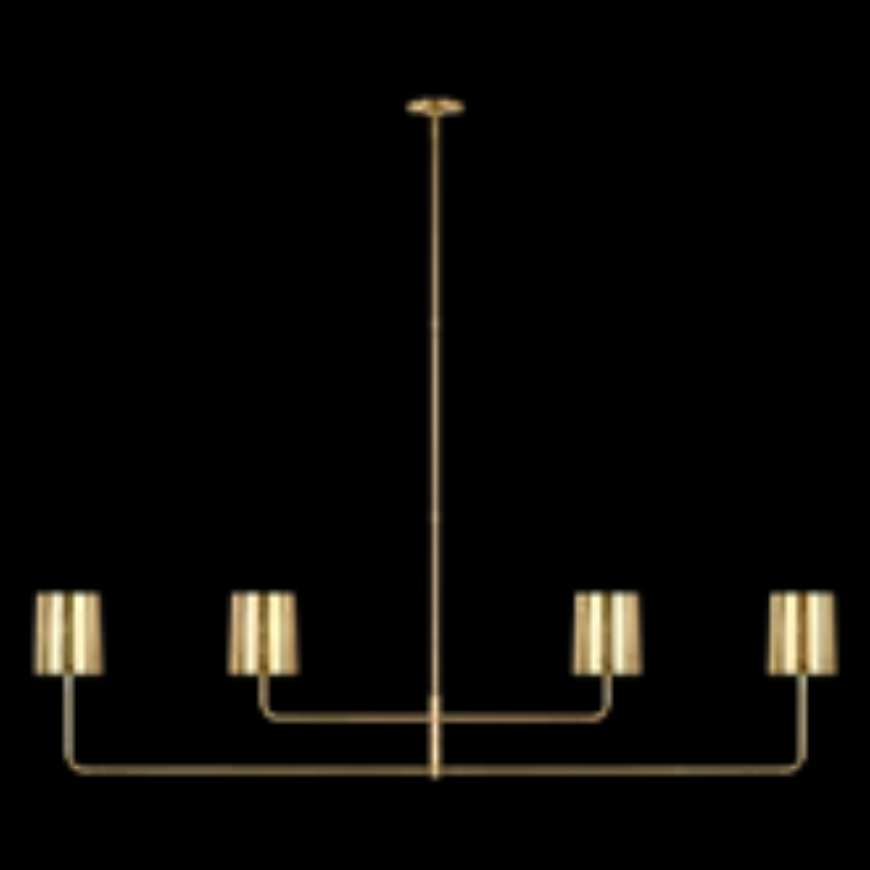 Picture of GO LIGHTLY 70" FOUR LIGHT LINEAR CHANDELIER