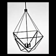 Picture of LORINO LARGE LANTERN WITH CLEAR GLASS