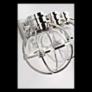Picture of GRACIE TRIPLE SCONCE WITH CLEAR GLASS