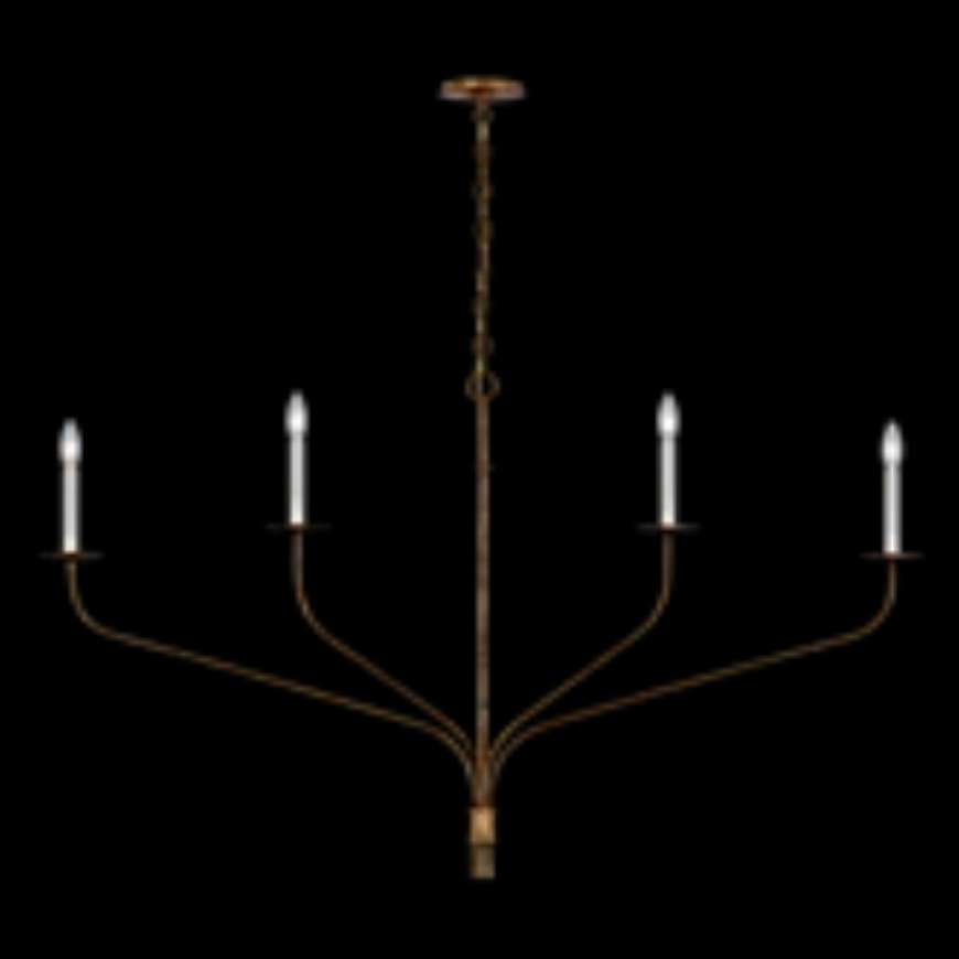 Picture of BELFAIR GRANDE FOUR LIGHT LINEAR CHANDELIER