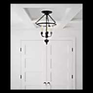 Picture of SUSSEX SEMI-FLUSH BELL JAR LANTERN