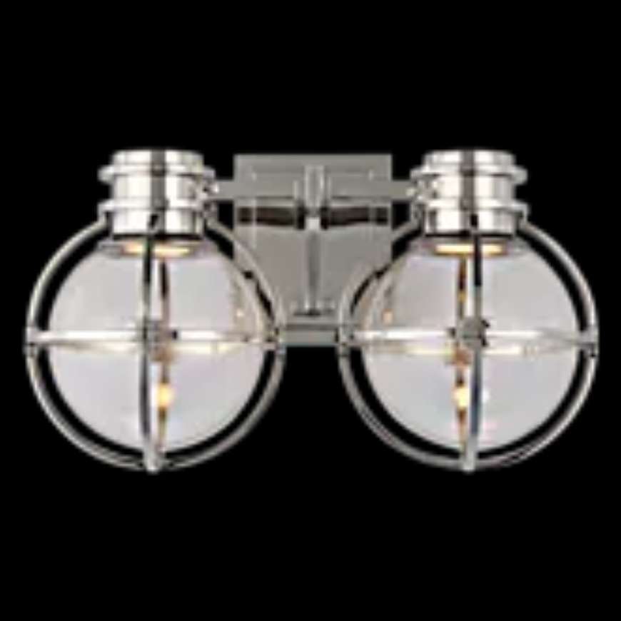 Picture of GRACIE DOUBLE SCONCE WITH CLEAR GLASS
