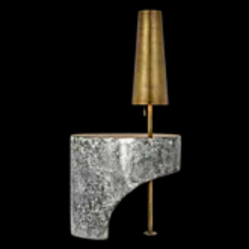 Picture of RUNIA 49" SCULPTED SIDE TABLE FLOOR LAMP