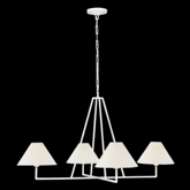 Picture of ASHTON EXTRA LARGE FOUR LIGHT SCULPTED CHANDELIER