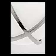 Picture of GRACIE 10" CAPTURED GLOBE FLUSH MOUNT WITH WHITE GLASS