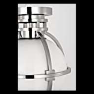 Picture of GRACIE 10" CAPTURED GLOBE FLUSH MOUNT WITH WHITE GLASS