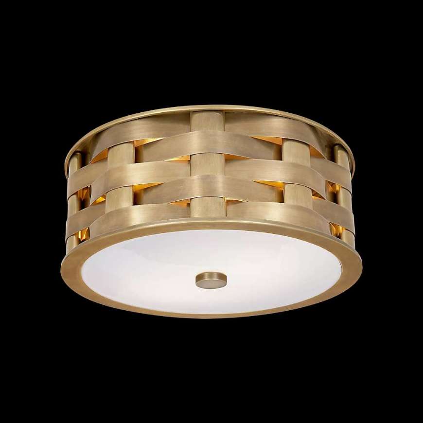 Picture of ELLA WOVEN SMALL FLUSH MOUNT