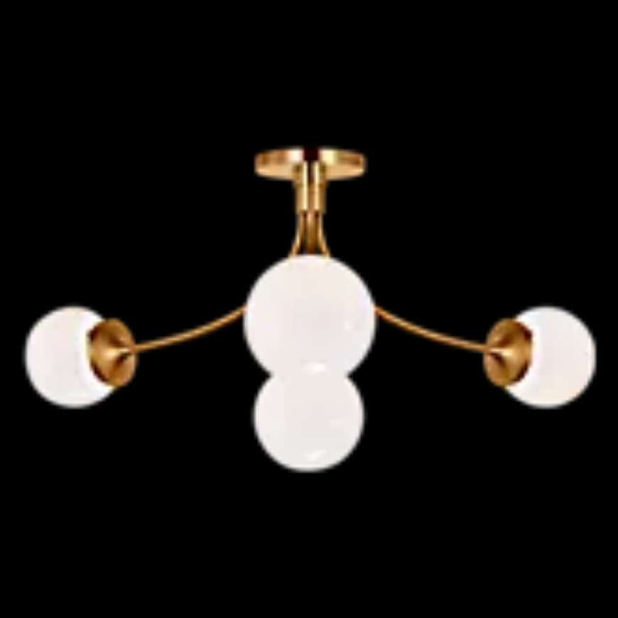 Picture of PRESCOTT LARGE SEMI-FLUSH MOUNT