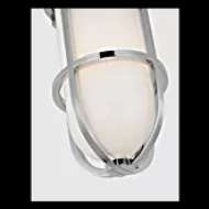 Picture of GRACIE TALL FLUSH MOUNT WITH WHITE GLASS