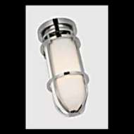 Picture of GRACIE TALL FLUSH MOUNT WITH WHITE GLASS