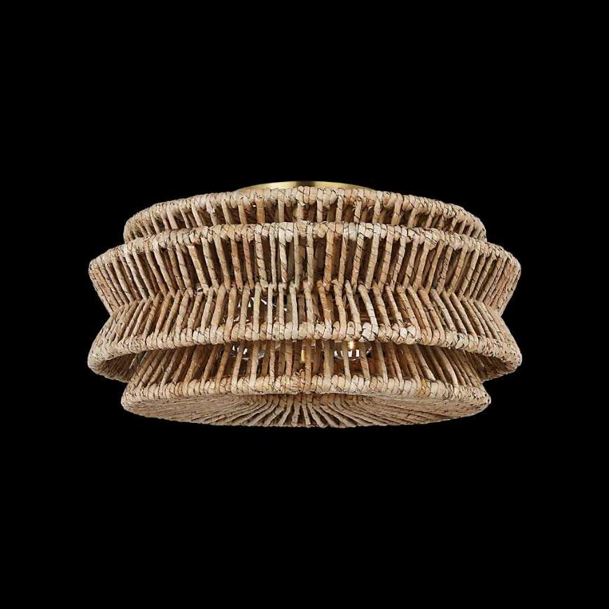 Picture of ANTIGUA LARGE DRUM SEMI-FLUSH MOUNT