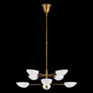 Picture of GRAPHIC LARGE TWO-TIER CHANDELIER