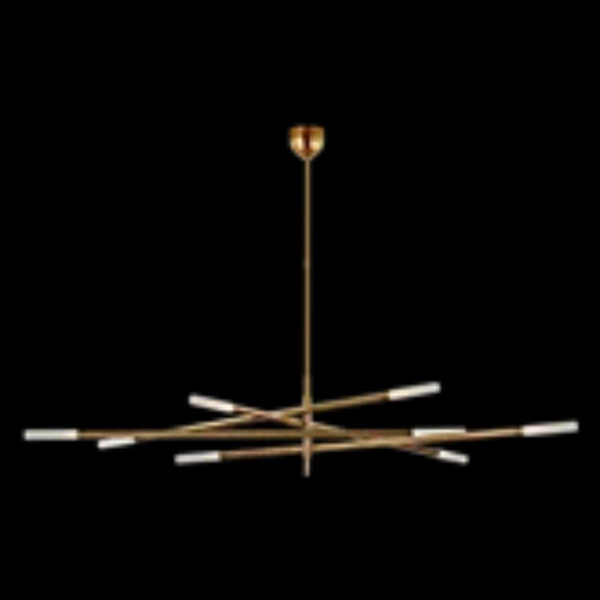 Picture of ROUSSEAU OVERSIZED EIGHT LIGHT ARTICULATING CHANDELIER