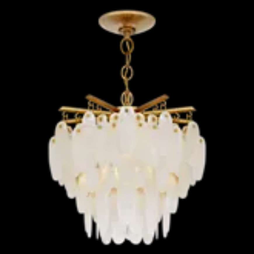 Picture of CORA MEDIUM SEMI-FLUSH MOUNT CHANDELIER