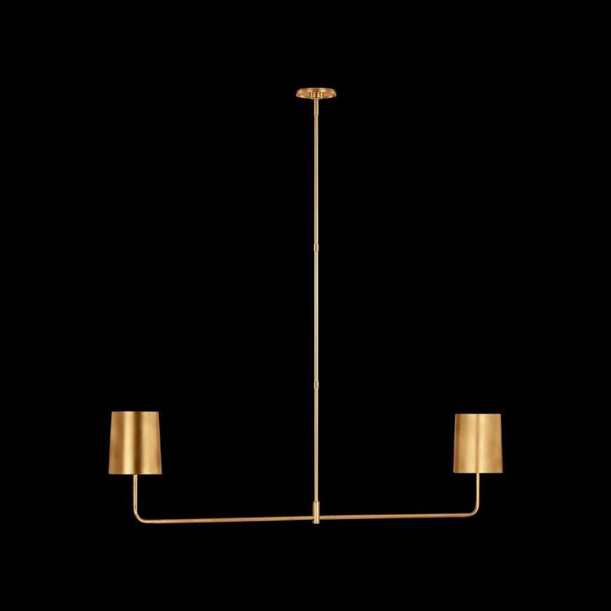 Picture of GO LIGHTLY 54" TWO LIGHT LINEAR CHANDELIER