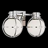 Picture of GRACIE DOUBLE SCONCE WITH WHITE GLASS