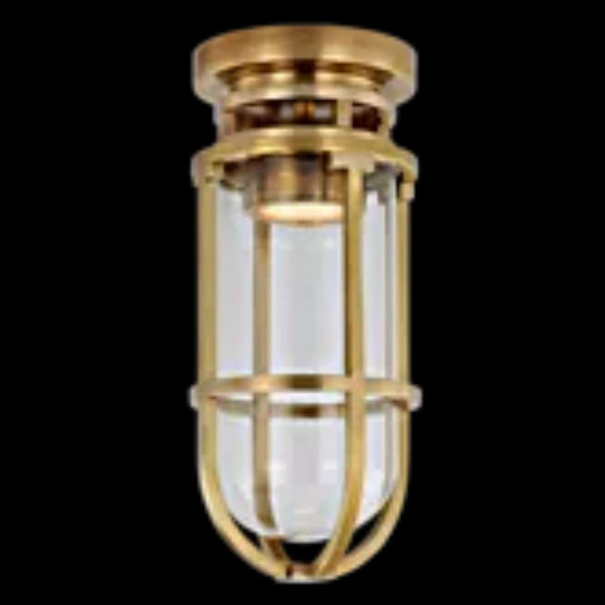 Picture of GRACIE TALL FLUSH MOUNT WITH CLEAR GLASS