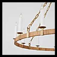 Picture of DARLANA LARGE WRAPPED RING CHANDELIER