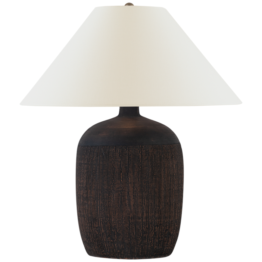 Picture of PORTIS 32" COMBED ROUND TABLE LAMP (OPEN BOX)