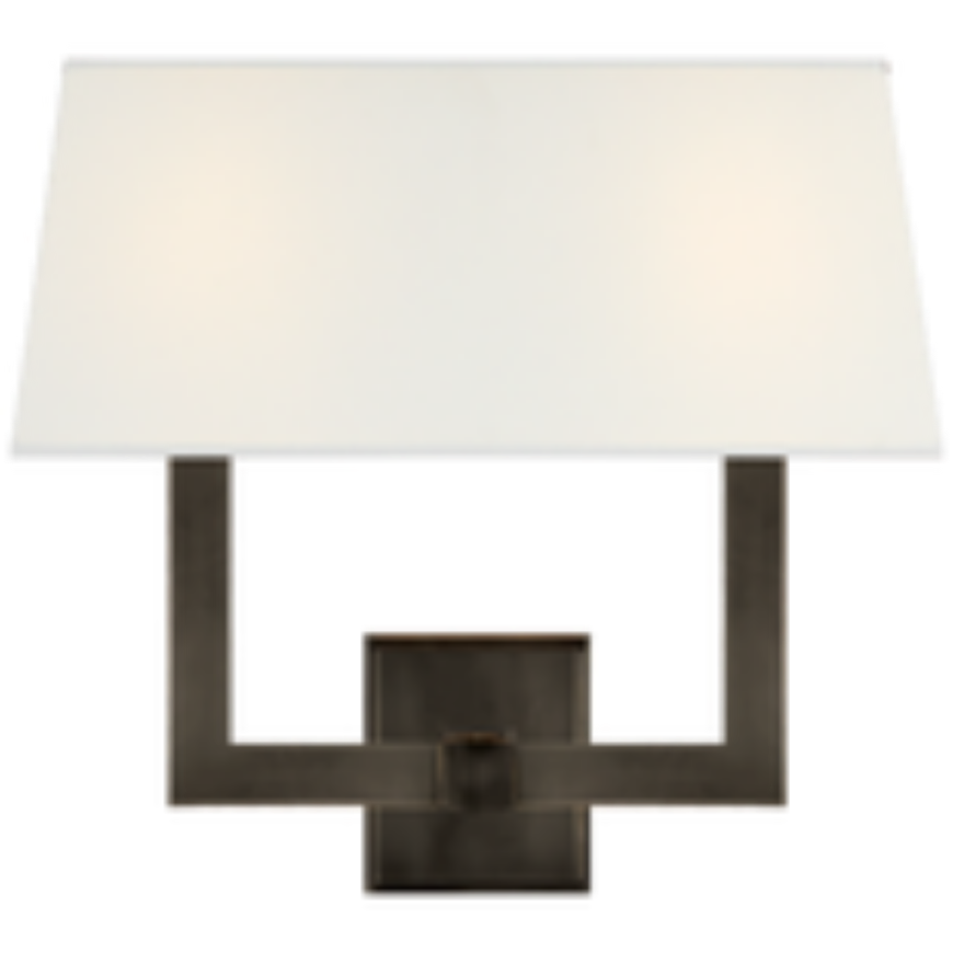 Picture of SQUARE TUBE DOUBLE SCONCE (OPEN BOX)