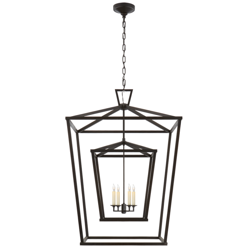 Picture of DARLANA EXTRA LARGE DOUBLE CAGE LANTERN (OPEN BOX)