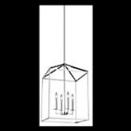 Picture of PERRYTON 4-LIGHT MEDIUM LANTERN
