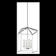 Picture of PERRYTON 4-LIGHT MEDIUM LANTERN