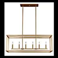 Picture of MOFFET STREET SIX LIGHT LINEAR CHANDELIER