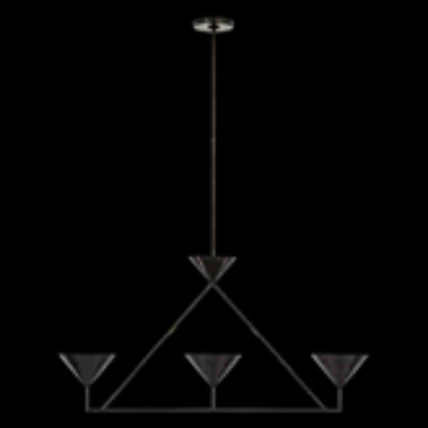 Picture of ORSAY MEDIUM 3-LIGHT LINEAR CHANDELIER