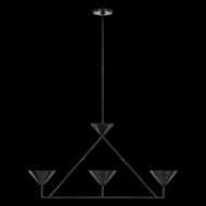 Picture of ORSAY MEDIUM 3-LIGHT LINEAR CHANDELIER