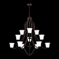 Picture of EMMONS TWELVE LIGHT CHANDELIER