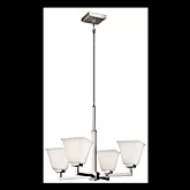 Picture of ELLIS HARPER FOUR LIGHT CHANDELIER
