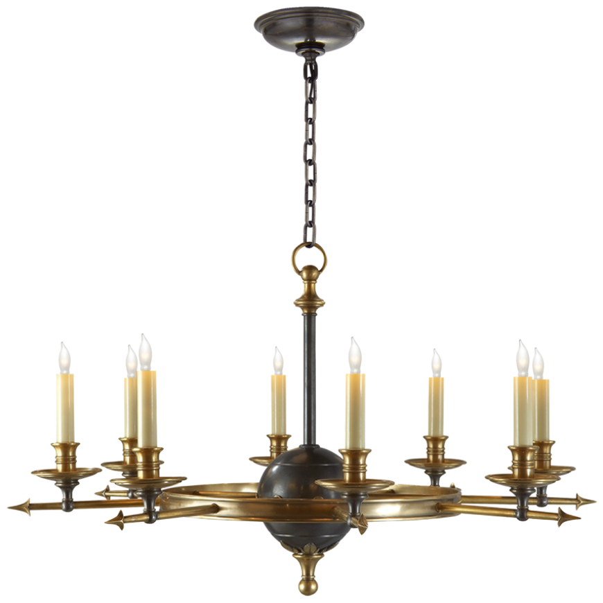 Picture of LEAF AND ARROW LARGE CHANDELIER (OPEN BOX)