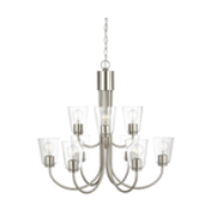 Picture of MILES LARGE CLEAR GLASS CHANDELIER