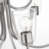 Picture of MILES LARGE CLEAR GLASS CHANDELIER