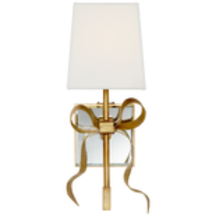 Picture of ELLERY GROS-GRAIN BOW SMALL SCONCE (OPEN BOX)