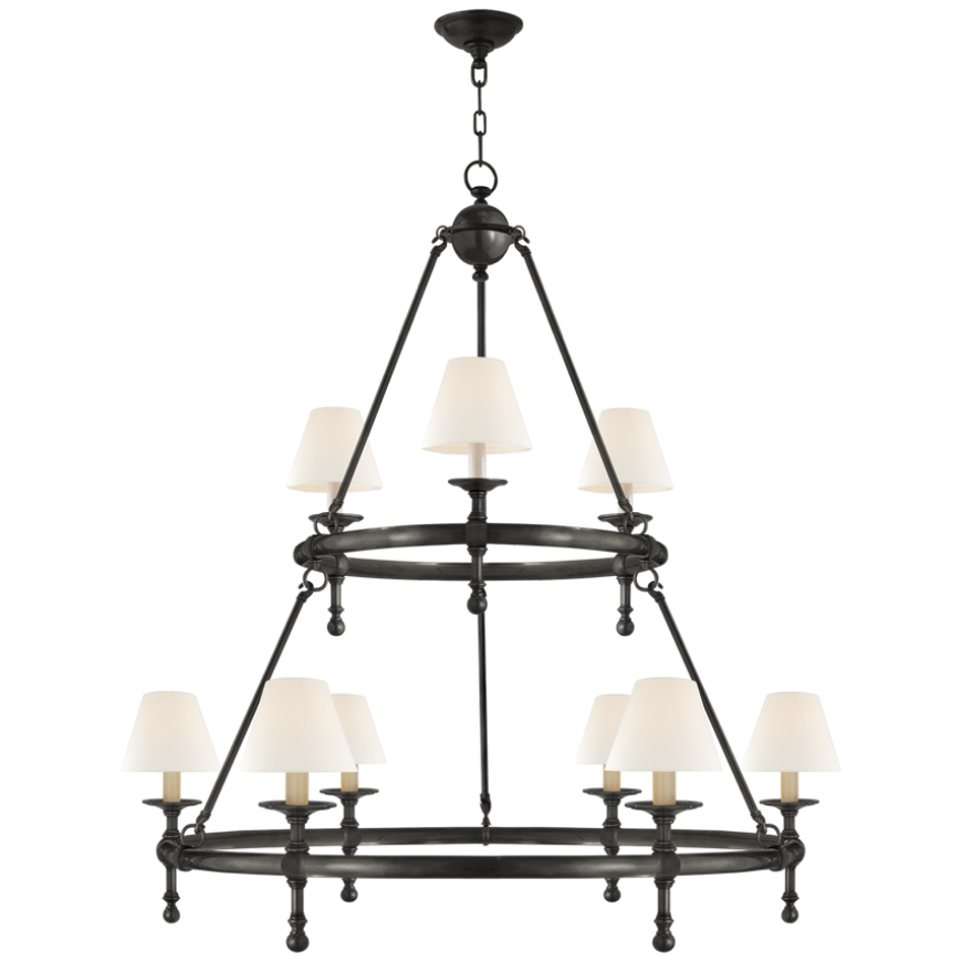 Picture of CLASSIC TWO-TIER RING CHANDELIER (OPEN BOX)