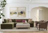 Picture of SLIM PLUSH SECTIONAL