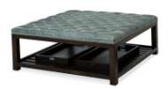 Picture of RAND SQUARE TUFTED OTTOMAN
