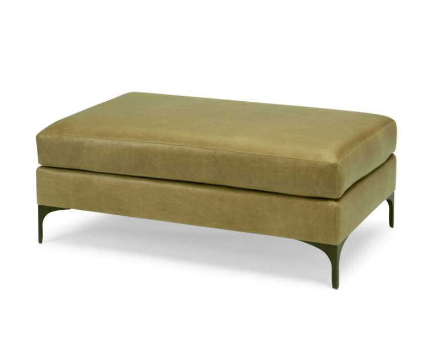 Picture of LAUREN BRONZE RECTANGULAR OTTOMAN