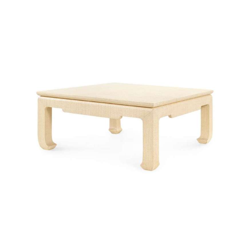 Picture of BETHANY LARGE SQUARE COFFEE TABLE, NATURAL TWILL