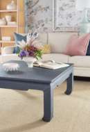 Picture of BETHANY LARGE SQUARE COFFEE TABLE, STORM BLUE